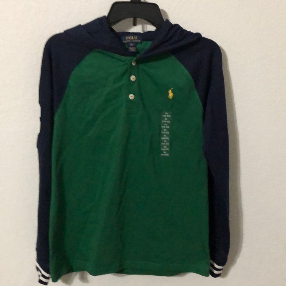 Ralph Lauren Boys Reglan Pullover Hoodie Athletic - Picture 2 of 5
